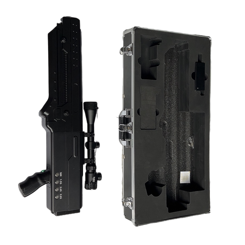  高明手持便携式枪型低空防御反制四通道A型