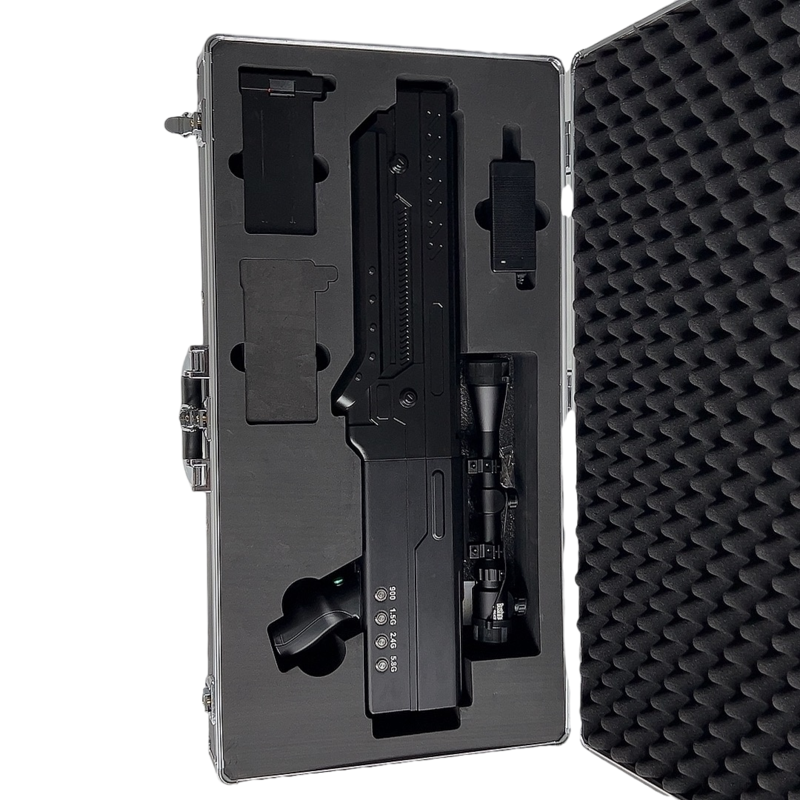  高明手持便携式枪型低空防御反制四通道B型