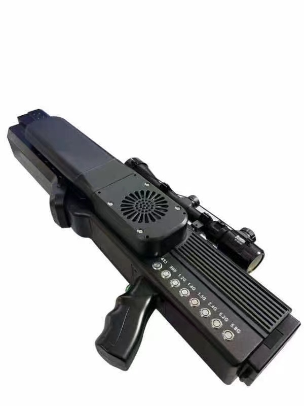  高明手持便携式枪型低空防御反制八通道